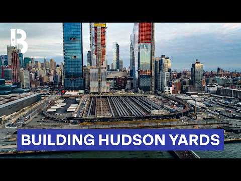 Building on Top of Live Train Tracks: Hudson Yards ...