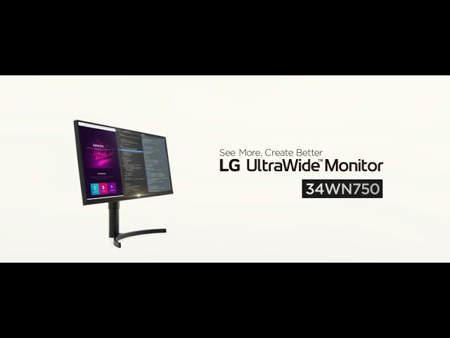LG 34WN750-B 34" LED IPS UltraWide QuadHD FreeSync video