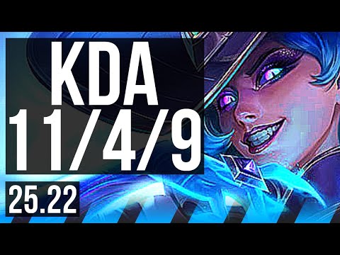 CASSIOPEIA vs ZED (MID) | 600+ games, Dominating, 11/4/9 | EUW Master | 25.22
