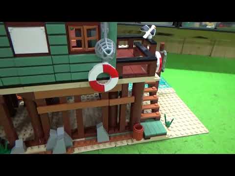 Bau meiner Lego Stadt Teil 42 Gebäude für den Strand Bereich