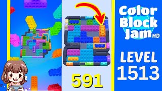 Solusi Level 1513 Color Block Jam