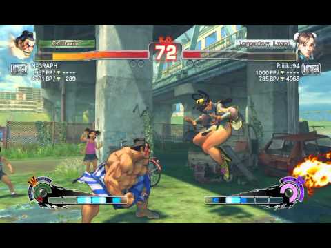 Ultra Street Fighter IV battle: E. Honda vs Chun-Li