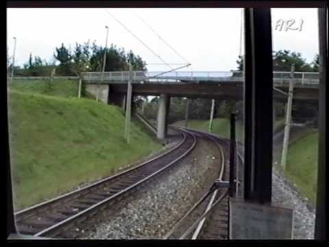 Straßenbahnlinie 6 Möhringen-Echterdingen Führerstandsmitfahrt 1989 GT4 509 SSB Filderbahn