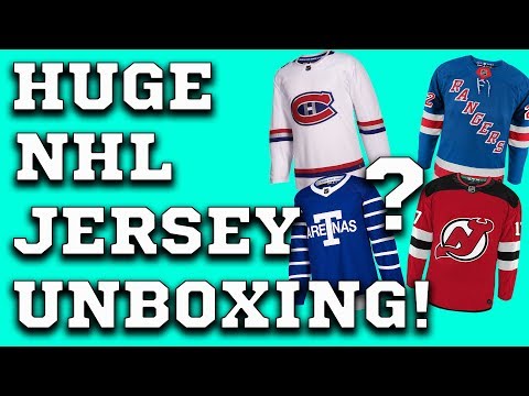 Huge NHL Jersey Unboxing!