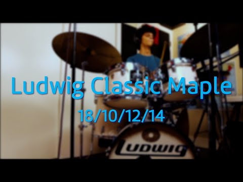 Ludwig Classic Maple | White Marine Pearl | Sound Test/Demo | 18/10/12/14