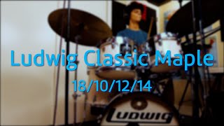 Video thumbnail for Ludwig Classic Maple | White Marine Pearl | Sound Test/Demo | 18/10/12/14 by Mostly Bop Drums