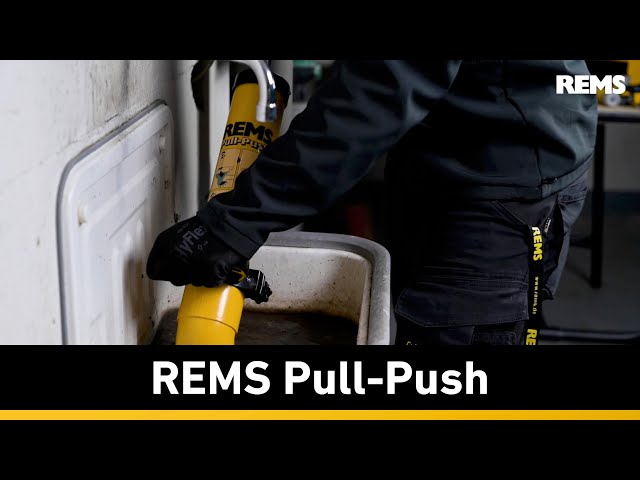 rems Pull-push tīrīšanas ierīce aizsprostojumu likvidēšanai