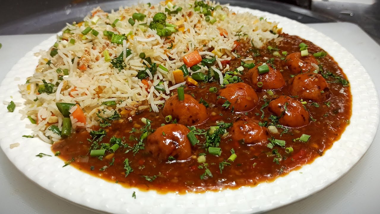 Paneer Manchurian gravy, Garlic Fried Rice | पनीर मंचूरियन रेस्टोरेंट स्टाइल | Chef Ashok