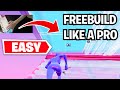 How To Free Build like a Pro in Fortnite! (Become a Creative Warrior)