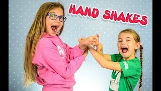 HANDSHAKES Kids Edition HAND CLAPS GAME Challenge Hand Exercises for kids