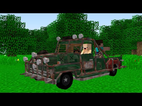 1000$ ARABA VS ZOMBİ ŞEHRİ! 🧟 - Minecraft