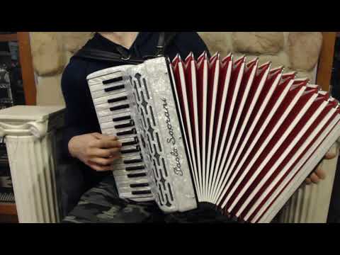 PSPRO3472WH - White Paolo Soprani Professionale Piano Accordion LMM 34 72 $3799