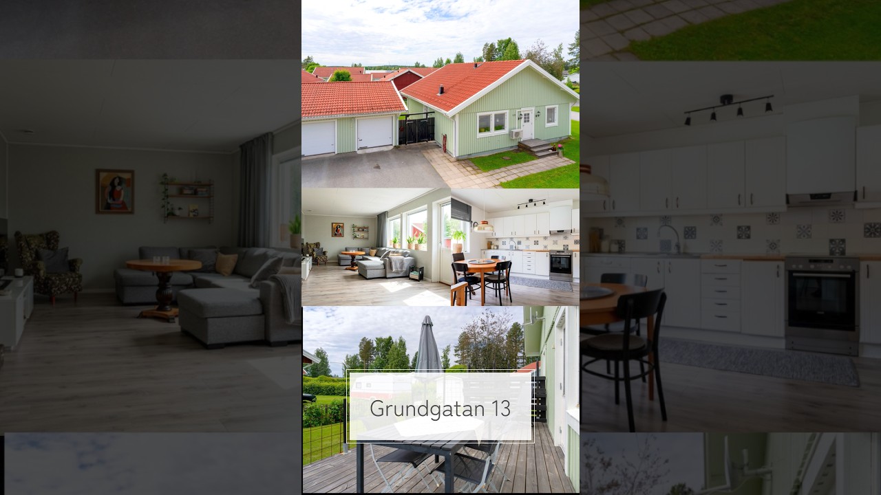 4 rum Lägenhet på Grundgatan 13 Ursviken Skellefteå kommun - video
