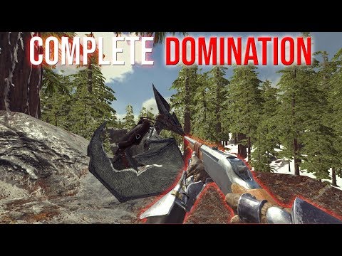 DOMINATING THE WHOLE SERVER - ARK 3-MAN PVP SERVERS #1