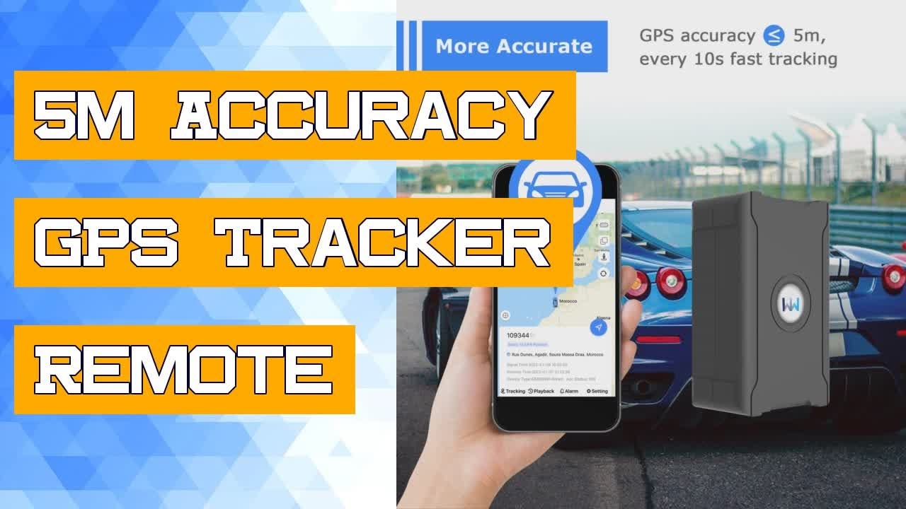 5m Accuracy GPS Tracker Remote Tracking Vehicle Anti-theft Car Truck Motorcycle Cattle
