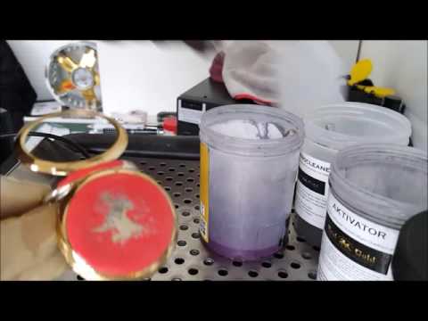 Teilbeschichtung Uhren Rosegold Silber Gold