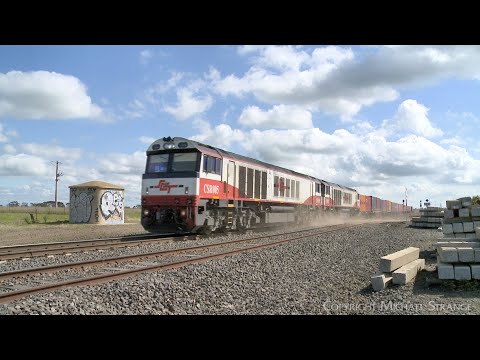 7922V SCT/SBR Dooen Container Freight Train CSR005 CSR003 (22/9/2022) - PoathTV Australian Railways