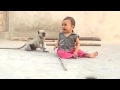 Indian Viral Video Monkey Playing With Child Unbelievable YouTube 360p