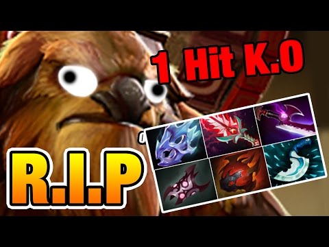 Crazzy Items Build 2500 DMG per Hit - EarthShaker Solo Mid by !Attacker Dota2 7.04