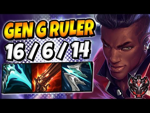 Lucian vs Samira ADC [ Gen G Ruler ] Patch 12.2 Ranked Korea ✅