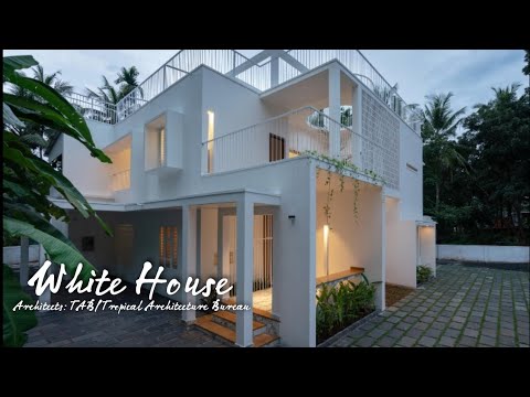 small house design ideas with white theme color