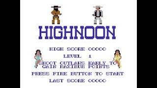 C64 Highnoon. Longplay/ one loop.
