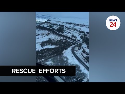 WATCH | Disaster management teams making progress in clearing snow on N3