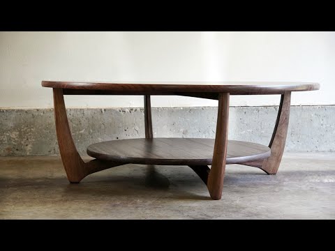 Making a Round Modern Coffee Table | My Best Build...Yet