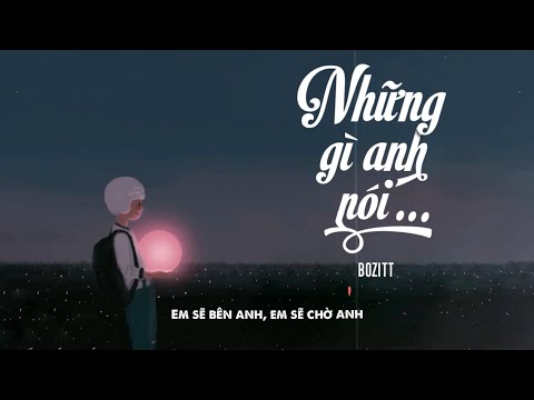 Những Gì Anh Nói - Bozitt [ Beat Gốc / Karaoke ] TONE NỮ