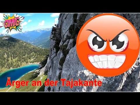 Ärger an der Tajakante. Stress im Klettersteig (engl. Subtitle)