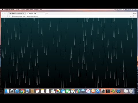 Create a Rain Effect in HTML 5 with Javascript and CSS