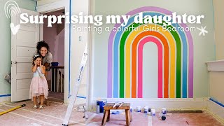 Painting my daughters bedroom 🌈