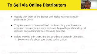 How to sell to China? Online distrubutors