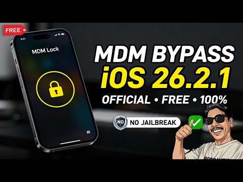 MDM BYPASS iOS 26.2.1 OFFICIAL & FREE 100% 😱 | Is It Safe to Update? NO Jailbreak!