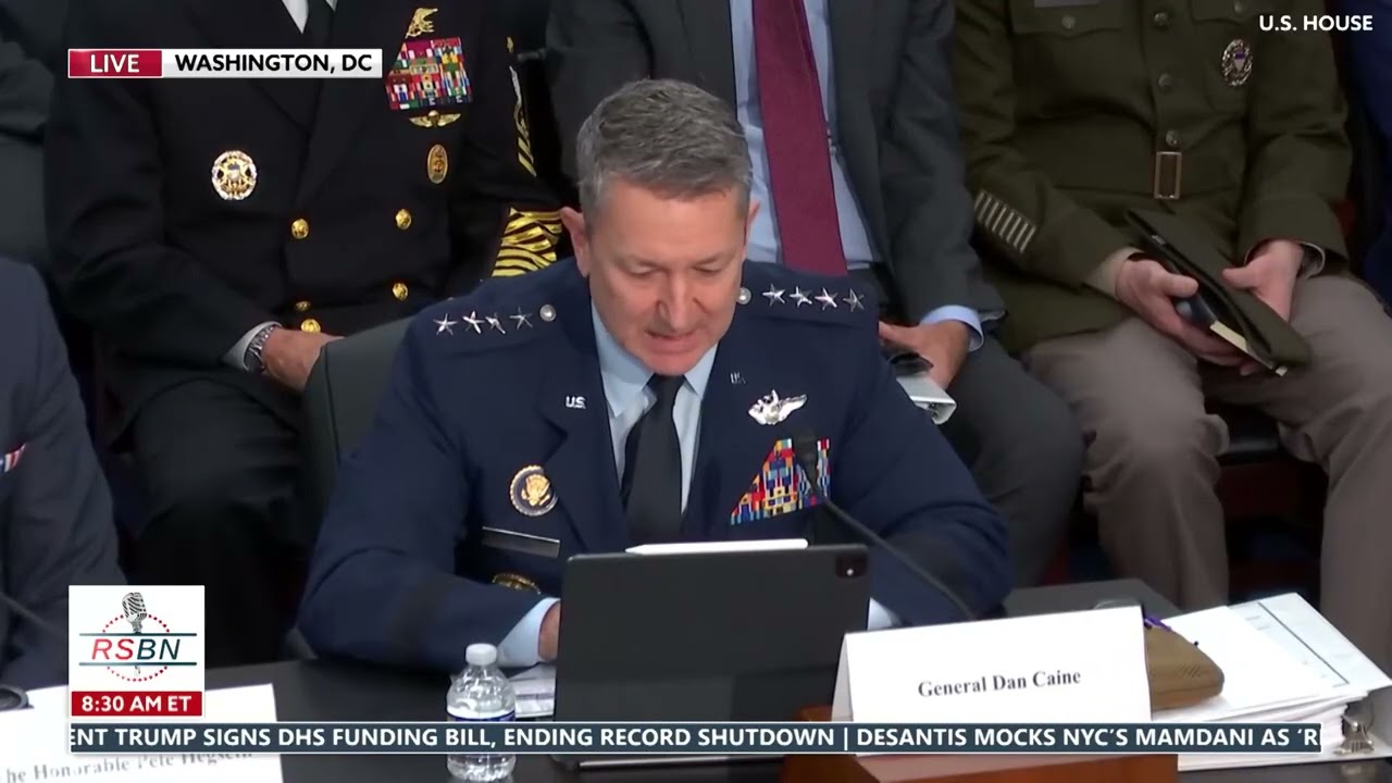 WATCH: Chairman Caine on Keeping U.S. Soldiers Safe Through Strength - 05/12/26