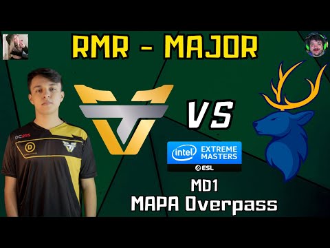 TeamOne vs Triumph (Mapa Overpass - MD1) É RMR É MAJOR - Transmissão Nahzinhaa