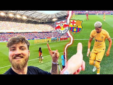 New York vs. FC Barcelona aus 1. REIHE 😱 - Stadionvlog aus USA 🇺🇸 | ViscaBarca