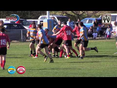 2015 NHRU Round 14 Premier 2 Highlights - Southern Beaches v Waratah