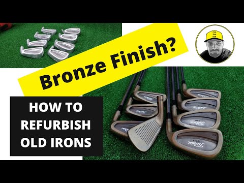 How To Refurbish Golf Clubs - Bronze Old Golf Clubs