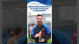 Messi Sesali Sikapnya ke Louis van Gaal dan Weghorst di Piala Dunia 2022, Tiru Selebrasi Topo Gigio
