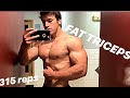 FAT TRICEP WORKOUT | How much can I Reverse Grip Bench? | RT 365 Pt. 2