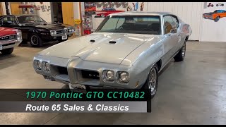 1970 Pontiac GTO CC10482 For Sale  $51,990