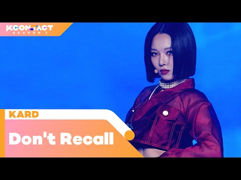 KARD (카드) - Don't Recall | KCON:TACT season 2