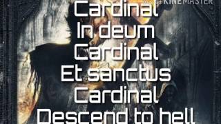 Powerwolf - Cardinal sin (Lyrics + Latín)