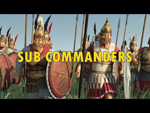 Sub Commanders 3v3 - Multiplayer Battle - Total War Rome 2