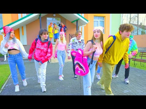 The rebels have escaped school WITH THEIR NEW FRIENDS! Hickeys at school