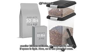 IRIS USA Dog Food Storage Container Review: Is It Worth the 
