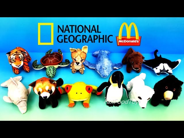 mcdonald's national geographic stuffed animals