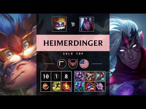 Heimerdinger Top vs Varus - NA Grandmaster Patch 25.18