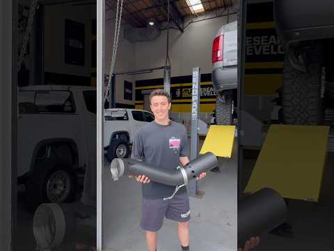 Cameron Mcadoo came to HQ and got a #MagnaFlow DPF Series Exhaust on his Ram 2500 (Part #17071)